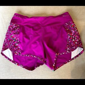 Lululemon speed shorts